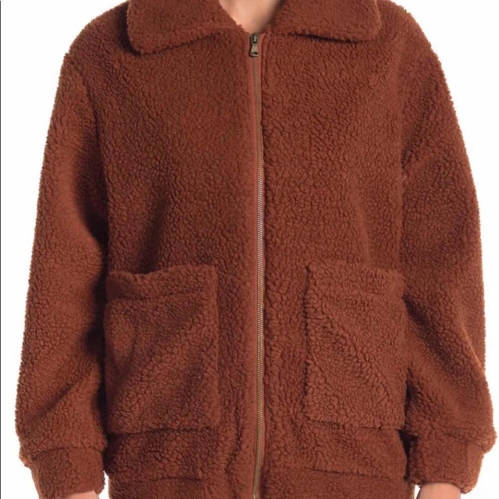 Brown Teddy Jacket - image 2